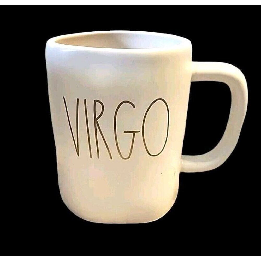 16 oz White Gold Virgo Mug Rae Dunn Astrology Star Constellation Large